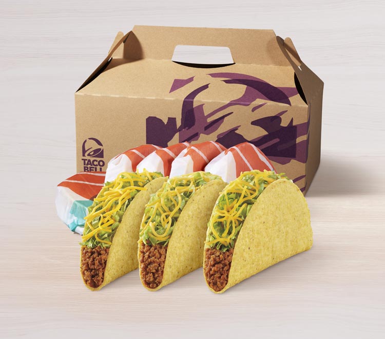 family pack of taco bell