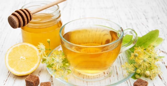 Honey-infused green tea