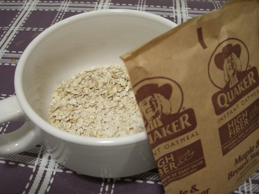 quaker high fiber oatmeal